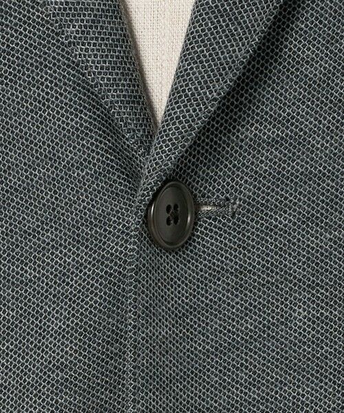 green label relaxing / グリーンレーベル リラクシング テーラードジャケット | ECOPET(R) ハニカムジャージ 2B ジャケット -ウォッシャブル- | 詳細12