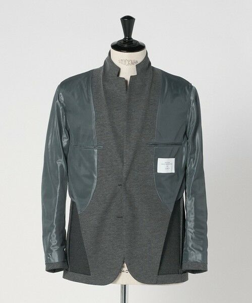 green label relaxing / グリーンレーベル リラクシング テーラードジャケット | ECOPET(R) ハニカムジャージ 2B ジャケット -ウォッシャブル- | 詳細14