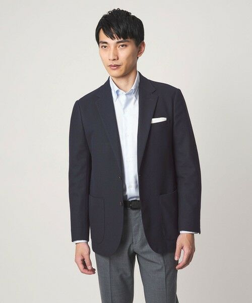 green label relaxing / グリーンレーベル リラクシング テーラードジャケット | ECOPET(R) ハニカムジャージ 2B ジャケット -ウォッシャブル- | 詳細22