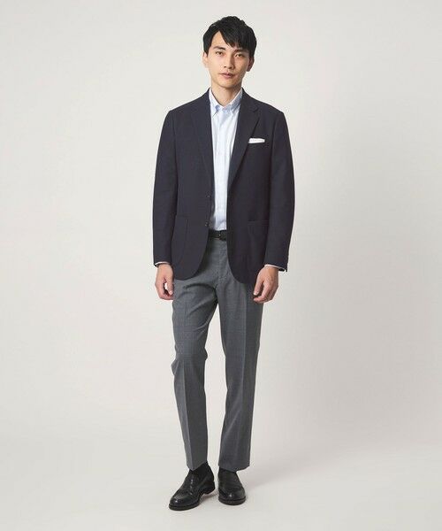 green label relaxing / グリーンレーベル リラクシング テーラードジャケット | ECOPET(R) ハニカムジャージ 2B ジャケット -ウォッシャブル- | 詳細23