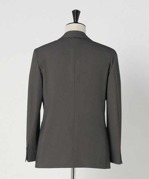green label relaxing / グリーンレーベル リラクシング テーラードジャケット | A+ ポリエステル シャークスキン ダブルブレスト 4B スタンダード セットアップ ジャケット -ウォッシャブル・ストレッチ- | 詳細1