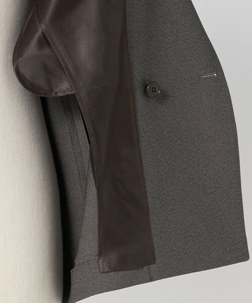 green label relaxing / グリーンレーベル リラクシング テーラードジャケット | A+ ポリエステル シャークスキン ダブルブレスト 4B スタンダード セットアップ ジャケット -ウォッシャブル・ストレッチ- | 詳細12