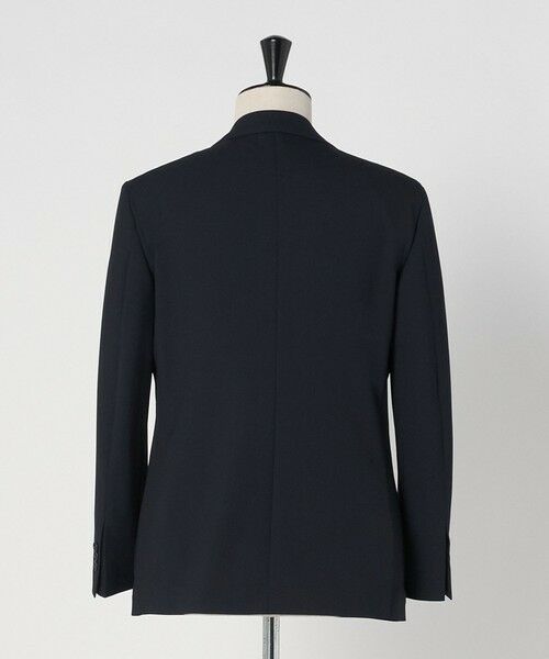green label relaxing / グリーンレーベル リラクシング テーラードジャケット | A+ ポリエステル シャークスキン ダブルブレスト 4B スタンダード セットアップ ジャケット -ウォッシャブル・ストレッチ- | 詳細5