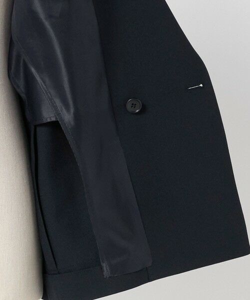 green label relaxing / グリーンレーベル リラクシング テーラードジャケット | A+ ポリエステル シャークスキン ダブルブレスト 4B スタンダード セットアップ ジャケット -ウォッシャブル・ストレッチ- | 詳細19