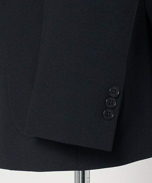 green label relaxing / グリーンレーベル リラクシング テーラードジャケット | A+ ポリエステル シャークスキン ダブルブレスト 4B スタンダード セットアップ ジャケット -ウォッシャブル・ストレッチ- | 詳細7