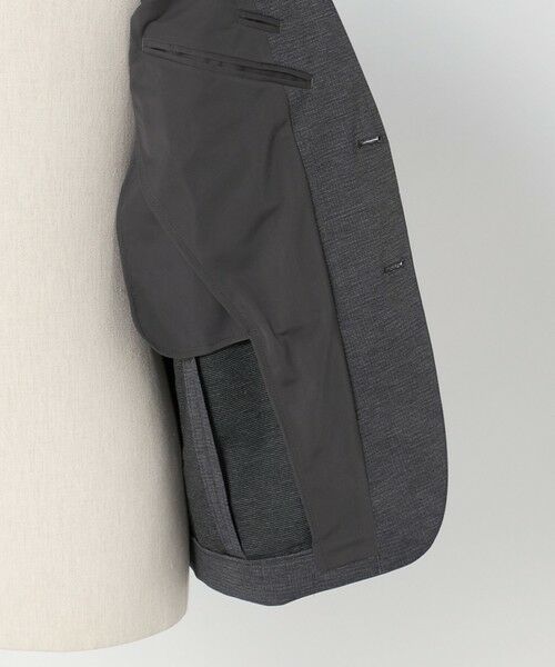 green label relaxing / グリーンレーベル リラクシング テーラードジャケット | A+ プリントジャージ 2B スタンダード セットアップ ジャケット -ウォッシャブル・ストレッチ- | 詳細10