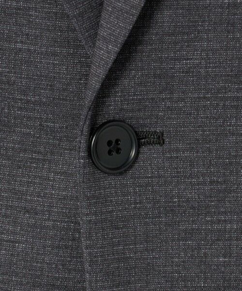 green label relaxing / グリーンレーベル リラクシング テーラードジャケット | A+ プリントジャージ 2B スタンダード セットアップ ジャケット -ウォッシャブル・ストレッチ- | 詳細11