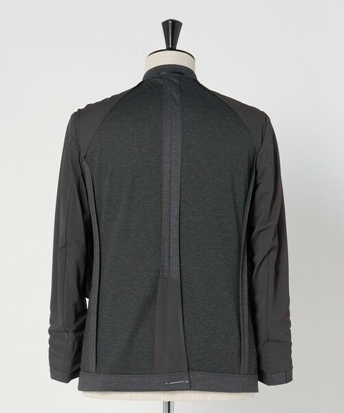 green label relaxing / グリーンレーベル リラクシング テーラードジャケット | A+ プリントジャージ 2B スタンダード セットアップ ジャケット -ウォッシャブル・ストレッチ- | 詳細14