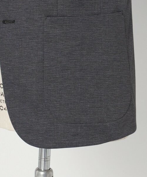 green label relaxing / グリーンレーベル リラクシング テーラードジャケット | A+ プリントジャージ 2B スタンダード セットアップ ジャケット -ウォッシャブル・ストレッチ- | 詳細4