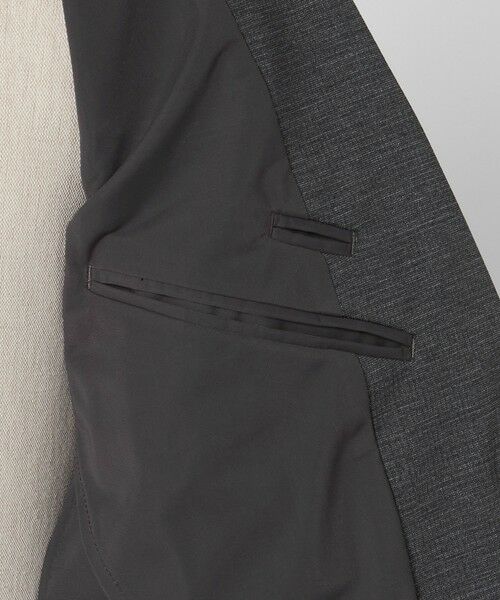 green label relaxing / グリーンレーベル リラクシング テーラードジャケット | A+ プリントジャージ 2B スタンダード セットアップ ジャケット -ウォッシャブル・ストレッチ- | 詳細8