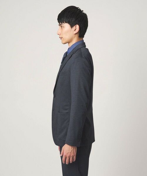 green label relaxing / グリーンレーベル リラクシング テーラードジャケット | A+ プリントジャージ 2B スタンダード セットアップ ジャケット -ウォッシャブル・ストレッチ- | 詳細28