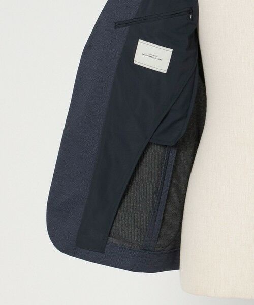 green label relaxing / グリーンレーベル リラクシング テーラードジャケット | A+ プリントジャージ 2B スタンダード セットアップ ジャケット -ウォッシャブル・ストレッチ- | 詳細19