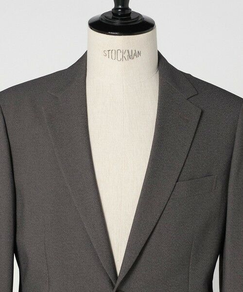 green label relaxing / グリーンレーベル リラクシング テーラードジャケット | A+ ポリエステル シャークスキン 2B スタンダード セットアップ ジャケット -ウォッシャブル・ストレッチ- | 詳細2