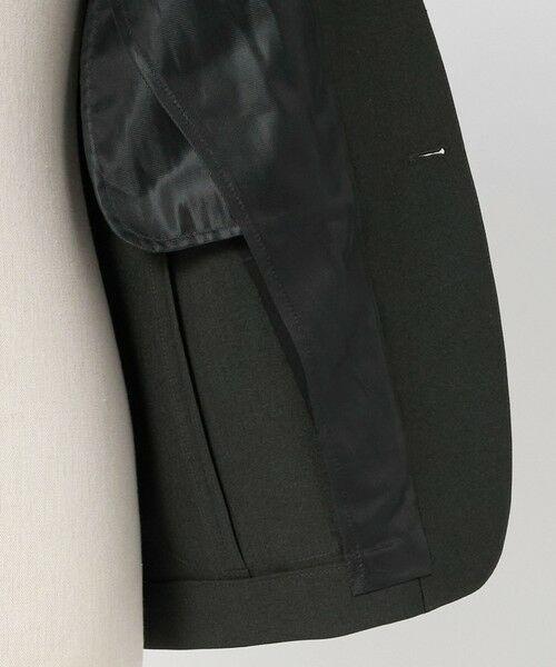 green label relaxing / グリーンレーベル リラクシング テーラードジャケット | A+ ポリエステル シャークスキン 2B スタンダード セットアップ ジャケット -ウォッシャブル・ストレッチ- | 詳細7