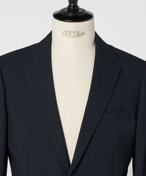 green label relaxing / グリーンレーベル リラクシング テーラードジャケット | A+ ポリエステル シャークスキン 2B スタンダード セットアップ ジャケット -ウォッシャブル・ストレッチ- | 詳細10