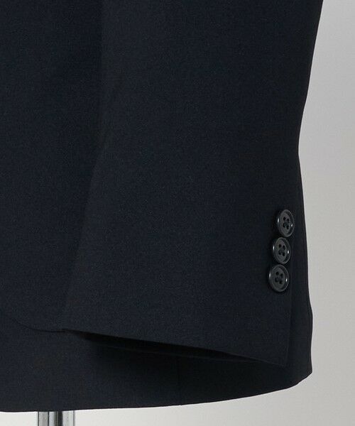 green label relaxing / グリーンレーベル リラクシング テーラードジャケット | A+ ポリエステル シャークスキン 2B スタンダード セットアップ ジャケット -ウォッシャブル・ストレッチ- | 詳細11
