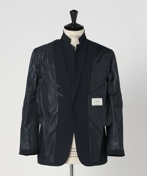 green label relaxing / グリーンレーベル リラクシング テーラードジャケット | A+ ポリエステル シャークスキン 2B スタンダード セットアップ ジャケット -ウォッシャブル・ストレッチ- | 詳細15