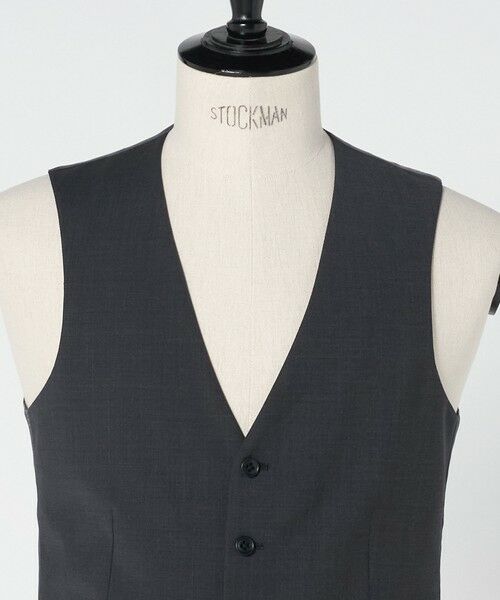 green label relaxing / グリーンレーベル リラクシング セットアップ | A+ TWPU トロピカル無地 スリム 5B セットアップ ベスト -ウォッシャブル- | 詳細6