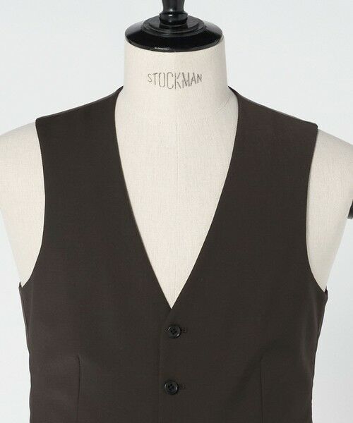 green label relaxing / グリーンレーベル リラクシング セットアップ | A+ TWPU トロピカル無地 スリム 5B セットアップ ベスト -ウォッシャブル- | 詳細10