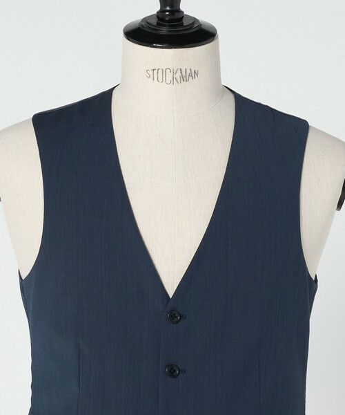 green label relaxing / グリーンレーベル リラクシング セットアップ | A+ TWPU トロピカル無地 スリム 5B セットアップ ベスト -ウォッシャブル- | 詳細14