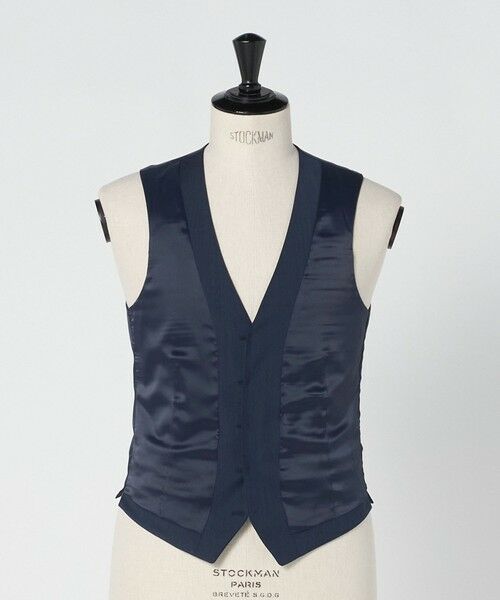 green label relaxing / グリーンレーベル リラクシング セットアップ | A+ TWPU トロピカル無地 スリム 5B セットアップ ベスト -ウォッシャブル- | 詳細20