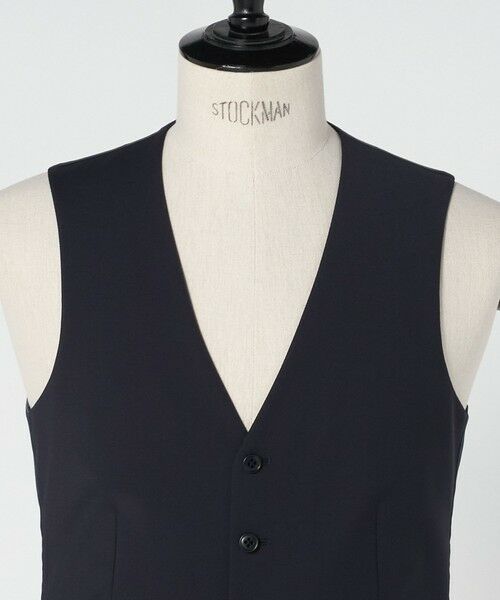 green label relaxing / グリーンレーベル リラクシング セットアップ | A+ TWPU トロピカル無地 スリム 5B セットアップ ベスト -ウォッシャブル- | 詳細26