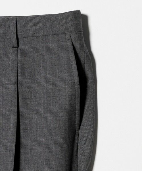 green label relaxing / グリーンレーベル リラクシング セットアップ | REDA グレンチェック HX 1プリーツ スーツパンツ | 詳細4