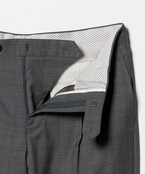 green label relaxing / グリーンレーベル リラクシング セットアップ | REDA グレンチェック HX 1プリーツ スーツパンツ | 詳細6
