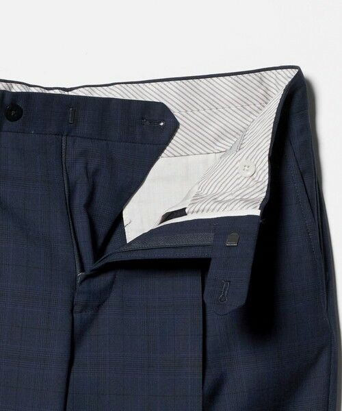 green label relaxing / グリーンレーベル リラクシング セットアップ | REDA グレンチェック HX 1プリーツ スーツパンツ | 詳細14