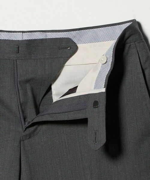 green label relaxing / グリーンレーベル リラクシング セットアップ | GUABELLO ピンヘッド スリム ノープリーツ スーツパンツ セットアップパンツ | 詳細15