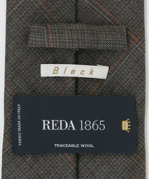 green label relaxing / グリーンレーベル リラクシング ネクタイ | ＜Bleck＞8.0cm REDA チェック1 ネクタイ | 詳細4