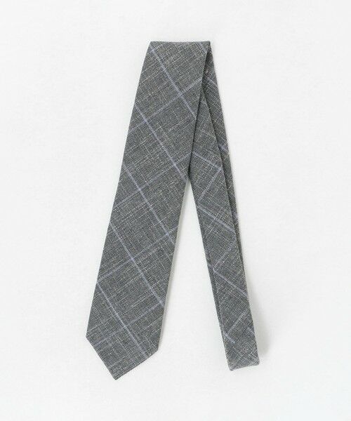 green label relaxing / グリーンレーベル リラクシング ネクタイ | ＜Bleck＞8.0cm REDA チェック2 ネクタイ（DK.GRAY）