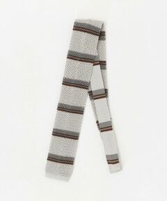 green label relaxing / グリーンレーベル リラクシング ネクタイ | ＜Bleck＞6.5cm ニット ボーダー ネクタイ