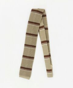 green label relaxing / グリーンレーベル リラクシング ネクタイ | ＜Bleck＞6.5cm ニット ボーダー ネクタイ