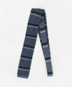 green label relaxing / グリーンレーベル リラクシング ネクタイ | ＜Bleck＞6.5cm ニット ボーダー ネクタイ