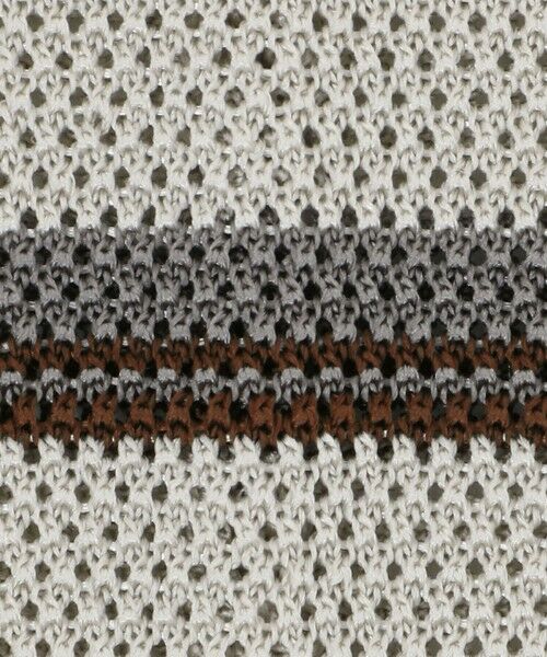 green label relaxing / グリーンレーベル リラクシング ネクタイ | ＜Bleck＞6.5cm ニット ボーダー ネクタイ | 詳細2