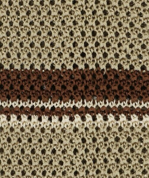 green label relaxing / グリーンレーベル リラクシング ネクタイ | ＜Bleck＞6.5cm ニット ボーダー ネクタイ | 詳細4