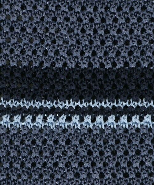 green label relaxing / グリーンレーベル リラクシング ネクタイ | ＜Bleck＞6.5cm ニット ボーダー ネクタイ | 詳細7