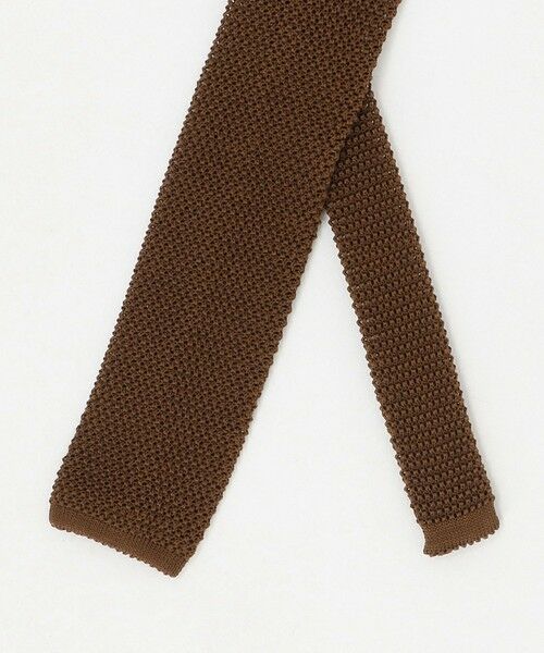 green label relaxing / グリーンレーベル リラクシング ネクタイ | ＜Bleck＞6.5cm ニット ソリッド ネクタイ | 詳細1