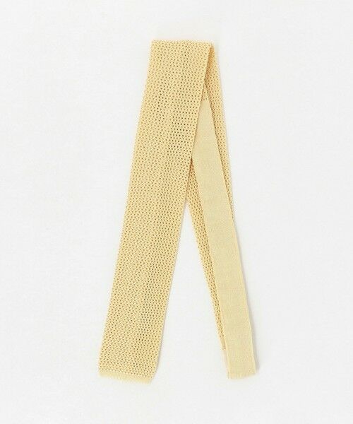 green label relaxing / グリーンレーベル リラクシング ネクタイ | ＜Bleck＞6.5cm ニット ソリッド ネクタイ（YELLOW）