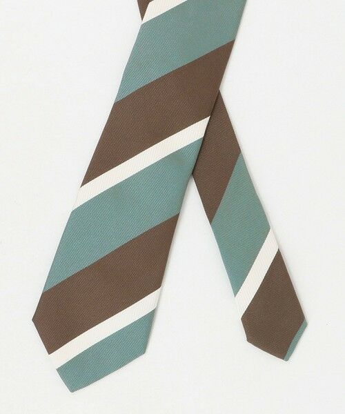 green label relaxing / グリーンレーベル リラクシング ネクタイ | ＜ALTEA＞8.0cm ストライプ4 ネクタイ | 詳細1
