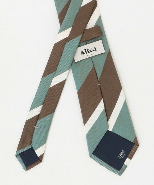 green label relaxing / グリーンレーベル リラクシング ネクタイ | ＜ALTEA＞8.0cm ストライプ4 ネクタイ | 詳細2