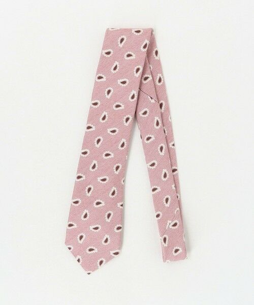 green label relaxing / グリーンレーベル リラクシング ネクタイ | ＜ALTEA＞8.0cm ペイズリー ネクタイ（PINK）