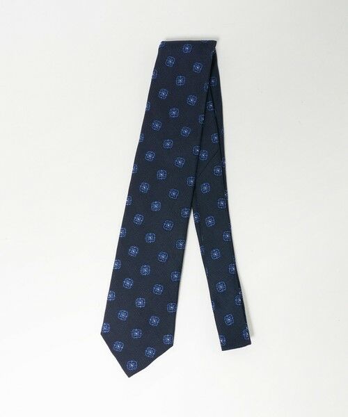 green label relaxing / グリーンレーベル リラクシング ネクタイ | ＜Alessandro Masi＞8.0cm コモン2 ネクタイ（NAVY）