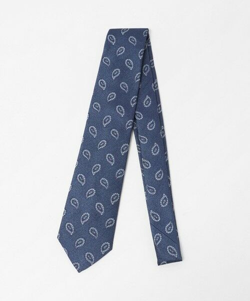 green label relaxing / グリーンレーベル リラクシング ネクタイ | ＜Seaward & Stearn＞8.0cm ペイズリー ネクタイ（NAVY）