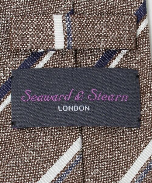 green label relaxing / グリーンレーベル リラクシング ネクタイ | ＜Seaward & Stearn＞8.0cm ストライプ2 ネクタイ | 詳細4