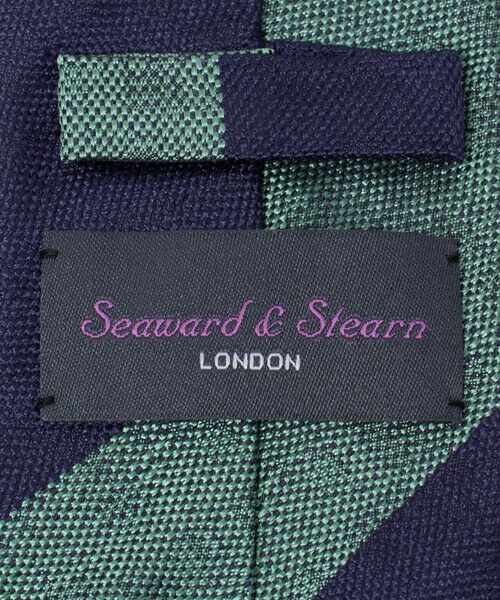 green label relaxing / グリーンレーベル リラクシング ネクタイ | ＜Seaward & Stearn＞8.0cm ストライプ3 ネクタイ | 詳細4
