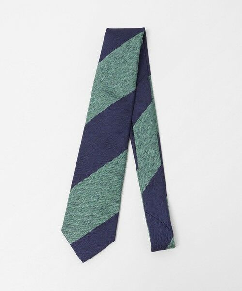 green label relaxing / グリーンレーベル リラクシング ネクタイ | ＜Seaward & Stearn＞8.0cm ストライプ3 ネクタイ（NAVY）