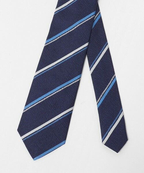 green label relaxing / グリーンレーベル リラクシング ネクタイ | ＜Seaward & Stearn＞8.0cm ストライプ5 ネクタイ | 詳細1