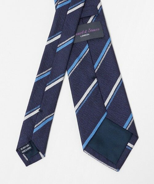 green label relaxing / グリーンレーベル リラクシング ネクタイ | ＜Seaward & Stearn＞8.0cm ストライプ5 ネクタイ | 詳細2